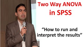 What is Two Way ANOVA  How to run it in SPSS  Interpretation of ANOVA results  Kokab Manzoor [upl. by Allan]