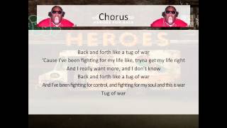 Andy Mineo  Tug of War feat Krizz Kaliko  LYRICS [upl. by Aeslek]