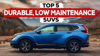 Top 5 Long Lasting SUVs With Low Maintenance Costs Part 1 [upl. by Fredella44]