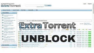 EXTRATORRENT WEBSITE EXTRA TORRENT NEW WEBSITE [upl. by Ardnama123]