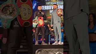 ARTUR BETERBIEV VS JOE SMITH JR FACEOFF DURING FINAL PRESS CONFERENCE AHEAD OF UNIFICATION BOUT [upl. by Brunk691]