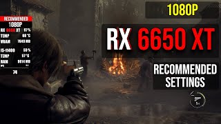 Resident Evil 4 Remake Demo  AMD Radeon RX 6650 XT 8GB  i511400  1080p Recommended  Settings [upl. by Fattal]