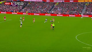 Joelinton Goal Nottm Forest Vs Newcastle United 12 All Goals Analysis amp Extended Highlights [upl. by Gustie116]