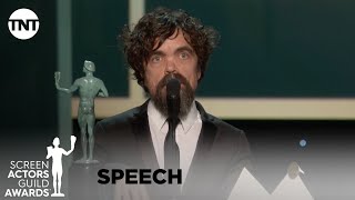 Peter Dinklage Award Acceptance Speech  26th Annual SAG Awards  TNT [upl. by Eboh517]