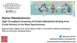 Native Metabolomics Talk  ASMS 2021 [upl. by Signe56]