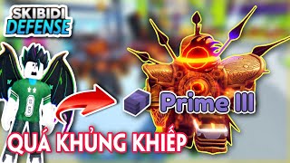 SKIBIDI TOWER DEFENSE  SẼ RA SAO NẾU SINISTER CLOCKMAN ĐƯỢC BUFF TRAIT PRIME 3 [upl. by Eidnim]