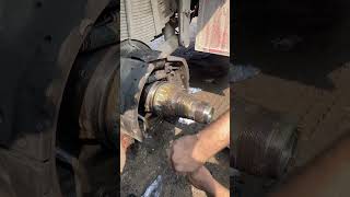 Is it right way to grease truck wheel bearing 🤔grease wheel restoration shortsreels [upl. by Hildegard678]