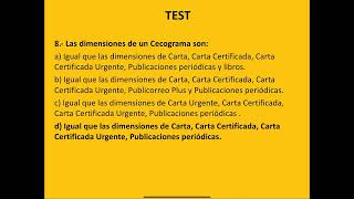 SOLUCIONES AL TEST ACTUALIZACION A 1 [upl. by Nitsej]