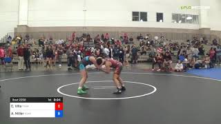 2018 Womens National UWW Cadet Women 53 Consi Of 32 2  Elvie Villa Team Vs Alexis Miller T [upl. by Bunch538]