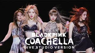 BLACKPINK  INTRO  DDUDU DDUDU  COACHELLA 2019 Live Band Studio Version [upl. by Ynohtnaleahcim231]