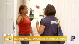 IBGE abre vagas temporárias em Santa Catarina [upl. by Lavena467]