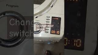 shorts U5 Er Bosch washing machine top door error code solved [upl. by Aicilif484]