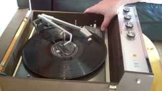 hmv 2012 vintage retro record player restored [upl. by Suoicul]