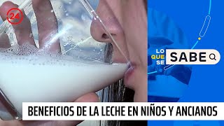 Lo que se sabe beneficios de la leche para niños y ancianos expertos llaman a fomentar su consumo [upl. by Elbertine]