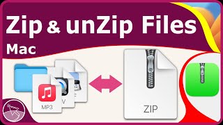 How to Zip amp unZip Files on Mac No Additional Software Needed Free [upl. by Michaeline]