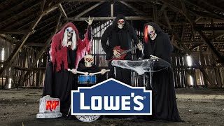 Every Lowes Halloween 2024 Bluetooth Reaper Band Animatronic Demo [upl. by Eulalie]