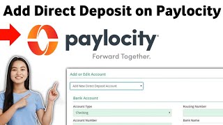 How to Add Direct Deposit on Paylocity 2025 [upl. by Jandy]