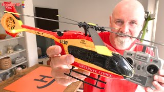 Big RC Heli for Indoors  RC ERA C190 H145 RC Helicopter with 6Axis Altitude Hold [upl. by Neyuh]