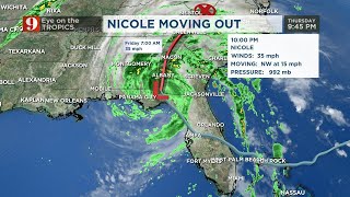 VIDEO Hurricane Nicole indepth coverage Nov 10  WFTV [upl. by Hittel175]