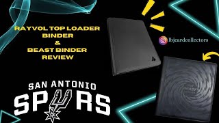 Rayvol top loader binder and the beast binder review for my basketball PC [upl. by Shanly]