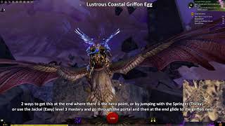 GW2 Open Skies  Crystal Oasis Griffon Achievements [upl. by Bluma]