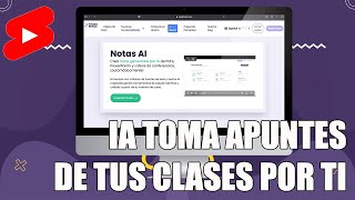 Toma nota de tus clases con IA studyfetch inteligenciaartificial ai clases educacion profesor [upl. by Rennerb]