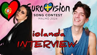 iolanda Interview  Representing Portugal at Eurovision 2024 with her song quotGritoquot [upl. by Tommi]