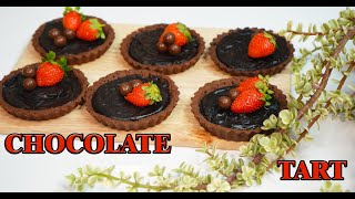 CHOCOLATE TART HOW TO DO EASY CAKE HOW TO BAKE EASY TART recipe easycake cake food tarte [upl. by Tacye]