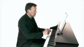 Piano Lesson for the Beginner pianist  Telemann Gigue [upl. by Kaczer]