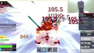 Blox fruits Roblox Defeated The Magma boss in 6 min [upl. by Swamy953]