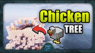 Minecraft Chicken Farm Made With Heart 💗 [upl. by Briscoe]