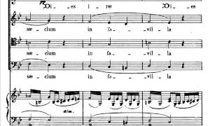 Verdi  Requiem  Dies irae 01 score [upl. by Naesyar]