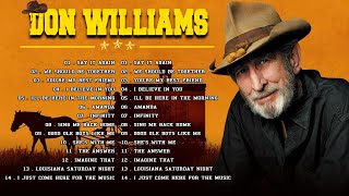 Top 40 Songs of Don Williams  Greatest 60s 70s 80s Country Music Hits [upl. by Komarek]