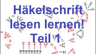 Häkeln lernen Grundlagen Häkelschrift lesen Kreativ mit täschwerk [upl. by Nevile]