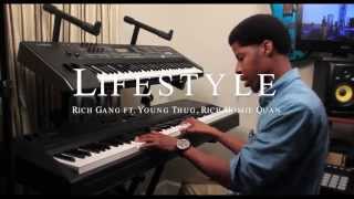 Rich Gang  quotLifestylequot ft Young Thug Rich Homie Quan Piano Cover YeknoMusic HD [upl. by Burdett616]