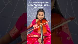 AIGIRI NANDINI easy violin tutorial uploaded mahishasuramardhini stotram [upl. by Bradly]