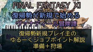 FF11復帰勢新規プレイ主のゆる～くジョブポイント解説 準備＋狩場 [upl. by Grimbald]