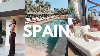 SPAIN TRAVEL VLOG  HOTEL HOPPING EATING amp SHOPPING IN BARCELONA amp IBIZA  THE YUSUFS [upl. by Gnod]