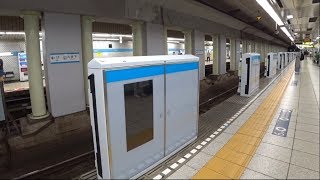 【設置工事開始】東西線九段下駅ホームドア [upl. by Aiki]