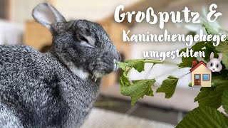 Großputz Kaninchengehege einrichten amp ROOMTOUR 🏡🐰 Stupsnasenbande [upl. by Mariken]