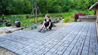 Go Help Family Members Construction  Techniques For Tiling Floral Tiles  New Life [upl. by Hailed]