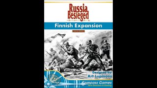 Unboxing Compass Games Finnish Expansion Russia Besieged [upl. by Orelle495]