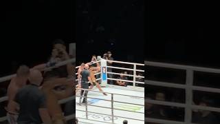 Rodtang Throws Crazy Spinning Back Fist in Muay Thai One Fight rodtang [upl. by Martella446]