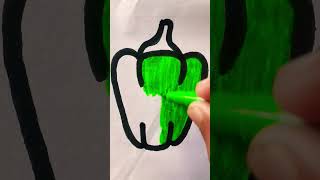 Capsicum drawing short video [upl. by Jaquiss]