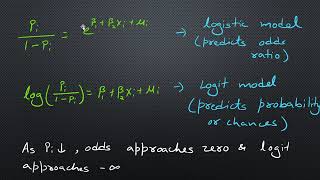 logit model  binary choice model  advanced econometrics [upl. by Avihs505]