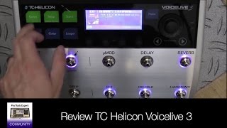 Review TC Helicon Voicelive 3 [upl. by Anitsyrk690]