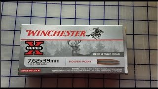 762x39 Winchester Power Point Gel Test [upl. by Eeliram]