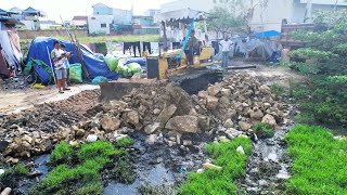 Start New Project Delete Flooded amp Clearing Forestry Building Fill Land By Bulldozer KomatSu [upl. by Adriene]