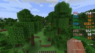 GeForce GTX 1050 ti  Intel Core i310100F  Minecraft FPS Test [upl. by Raji]