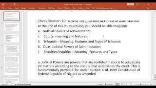 Administrative Law Judicial Function [upl. by Nnylak]